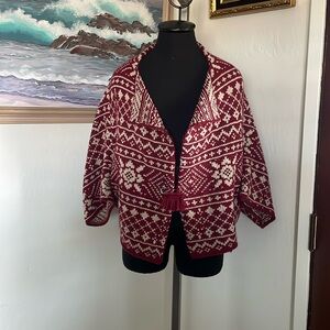 Cabi wool blend crop sweater